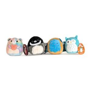 Squishmallows Cyrena Gertrude Erissa Winston 5" Plush Lot Halloween Valentines